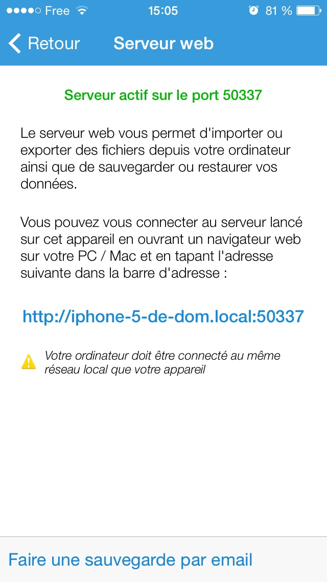 Voici ce que ça donne sur iPhone 5