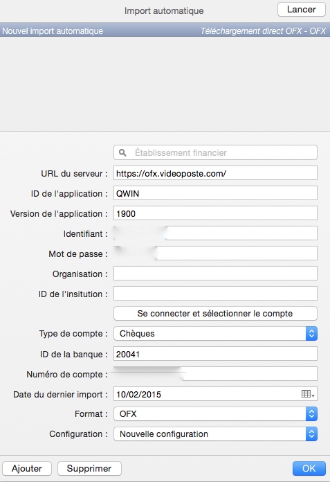 La deuxième avec le numéro de compte et mot de passe effacés