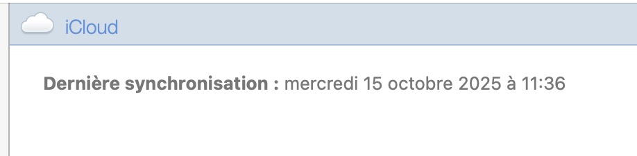 iMac après sauvagarde sur iPhone