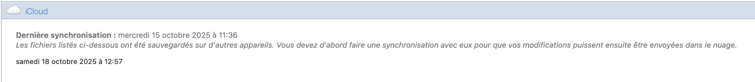 Ce qui apparaît quand iCompta est ouvert sur les deux appareils