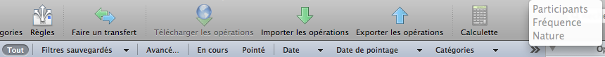 Filtres pas tous accessible