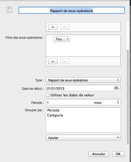 Rapport créé